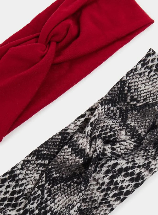 Styli  Pack of 2 - Twist Knot Headband for Women | Best Price UAE